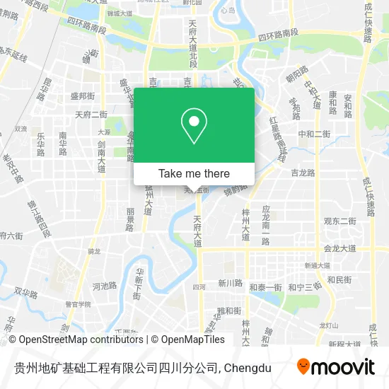 贵州地矿基础工程有限公司四川分公司 map