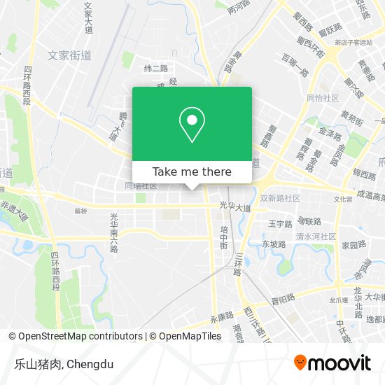 乐山猪肉 map