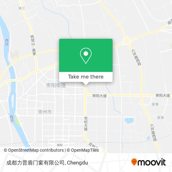 成都力普盾门窗有限公司 map