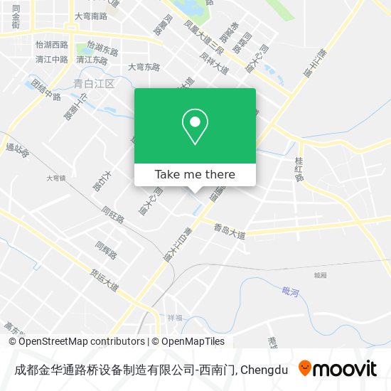 成都金华通路桥设备制造有限公司-西南门 map