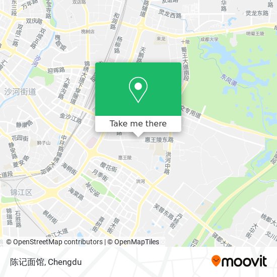 陈记面馆 map