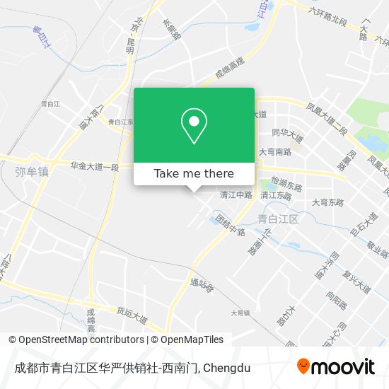 成都市青白江区华严供销社-西南门 map