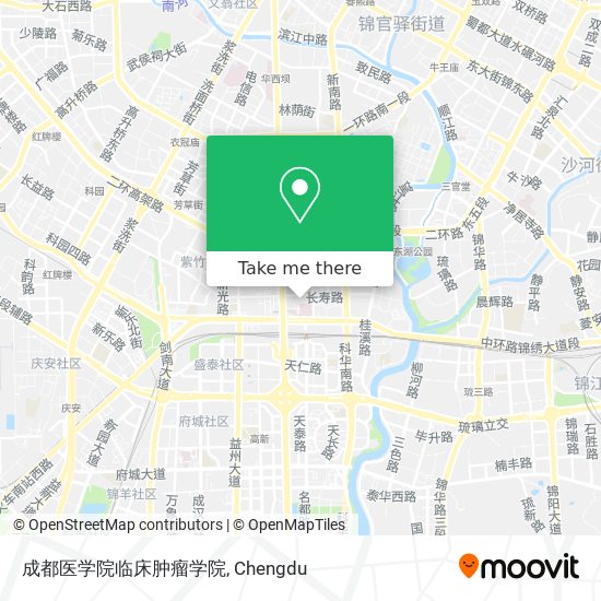 成都医学院临床肿瘤学院 map