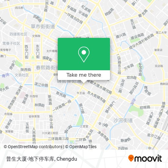 普生大厦-地下停车库 map