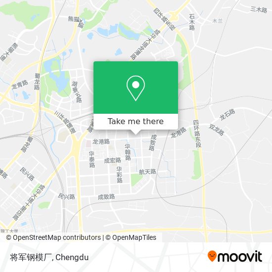 将军钢模厂 map