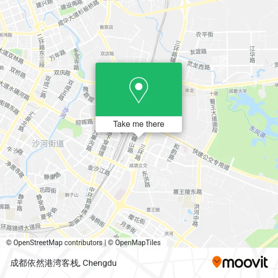 成都依然港湾客栈 map