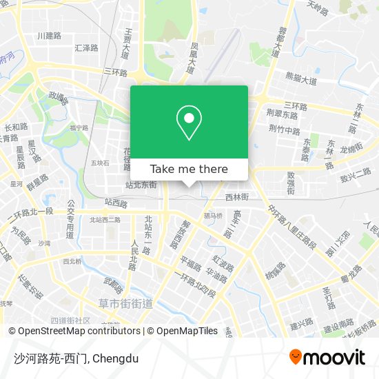 沙河路苑-西门 map
