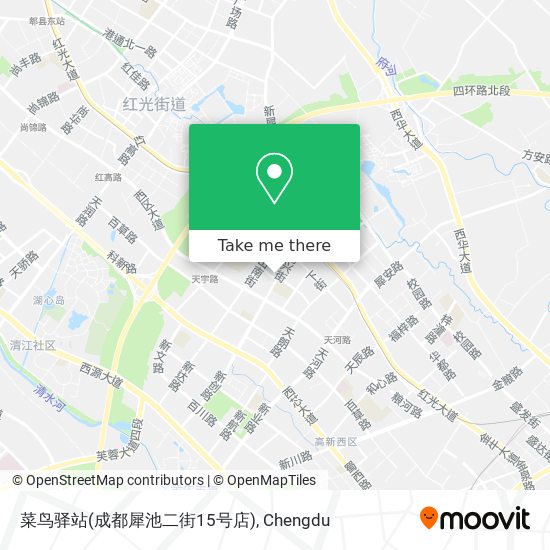 菜鸟驿站(成都犀池二街15号店) map