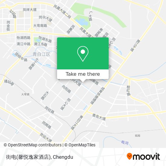 街电(馨悦逸家酒店) map