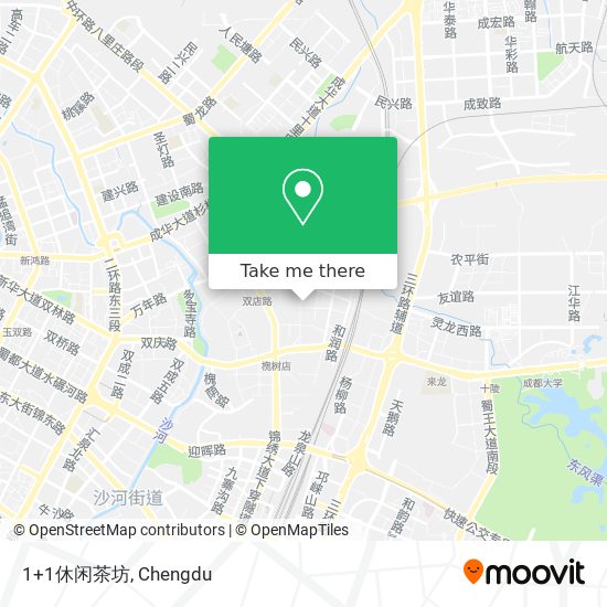 1+1休闲茶坊 map