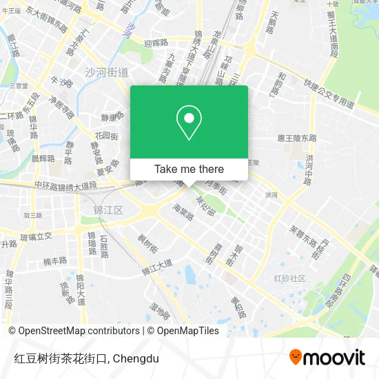 红豆树街茶花街口 map