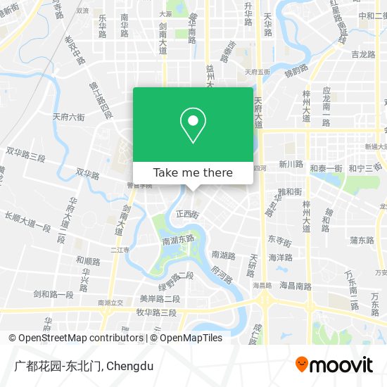 广都花园-东北门 map