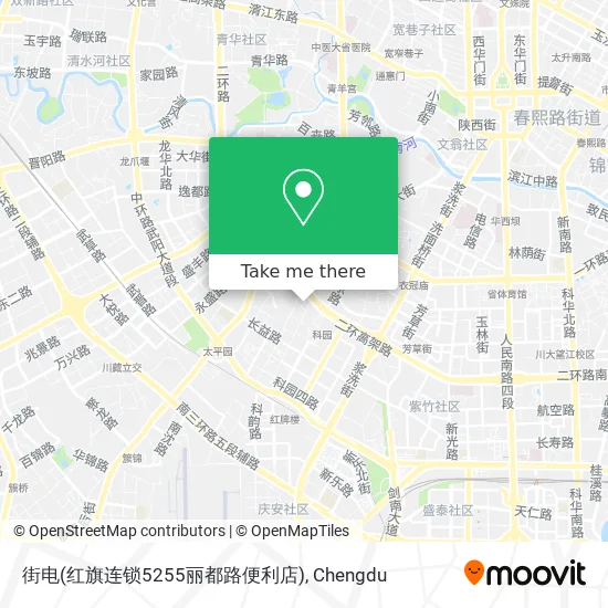 街电(红旗连锁5255丽都路便利店) map