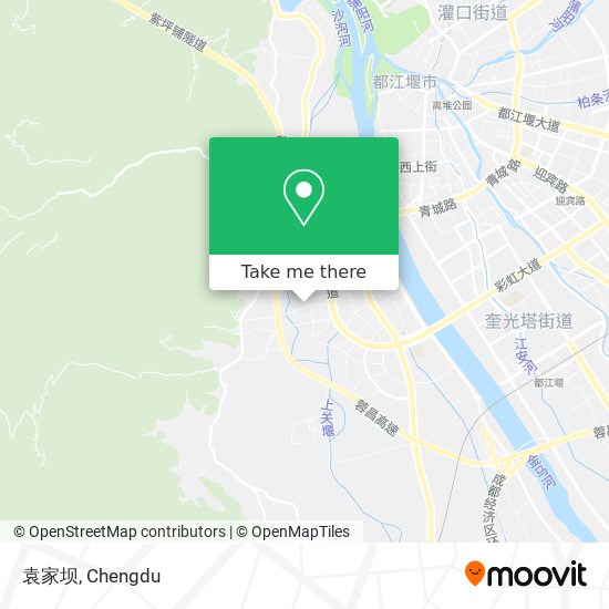 袁家坝 map