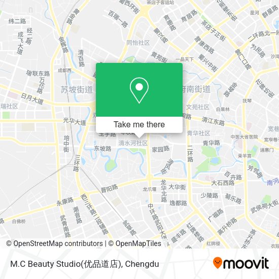 M.C Beauty Studio(优品道店) map