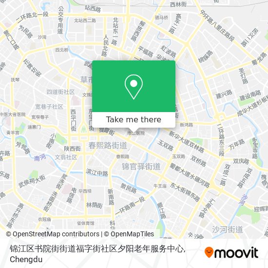 锦江区书院街街道福字街社区夕阳老年服务中心 map