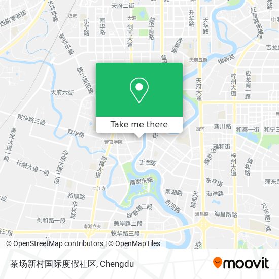 茶场新村国际度假社区 map