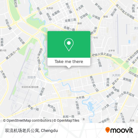 双流机场老兵公寓 map