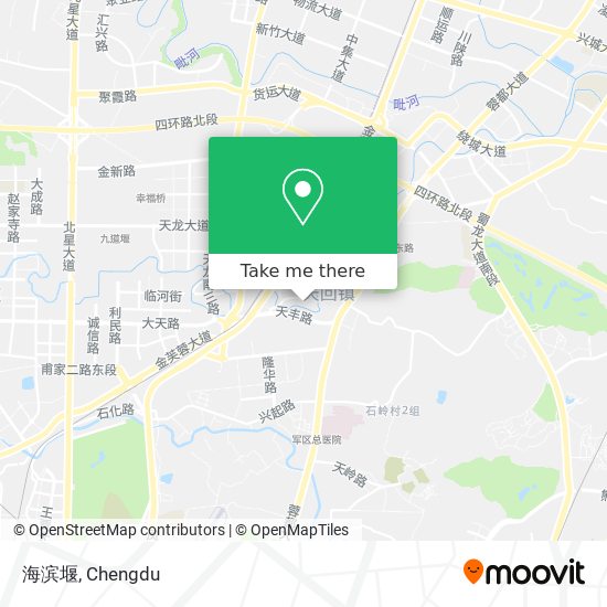 海滨堰 map