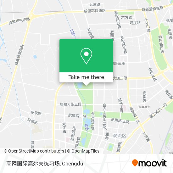高网国际高尔夫练习场 map