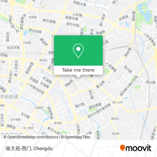南天苑-西门 map