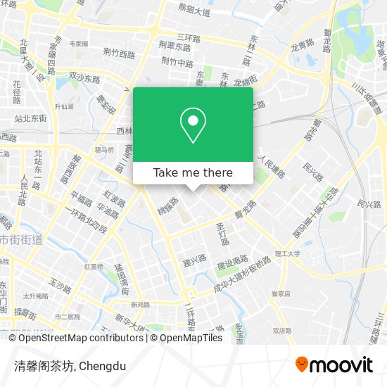 清馨阁茶坊 map