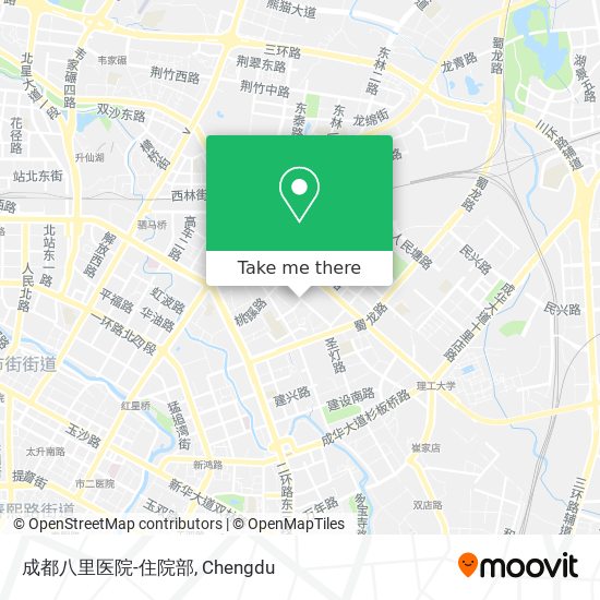 成都八里医院-住院部 map