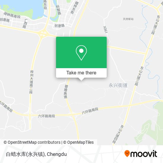 白蜡水库(永兴镇) map