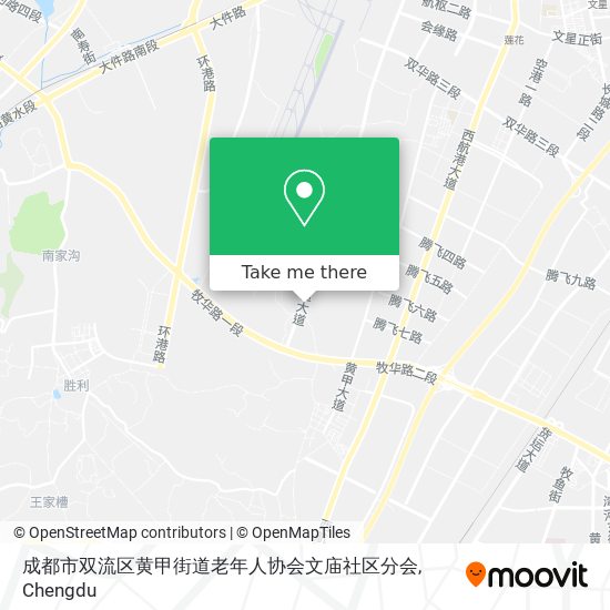 成都市双流区黄甲街道老年人协会文庙社区分会 map