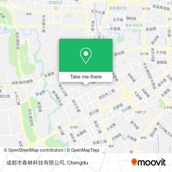 成都市春林科技有限公司 map