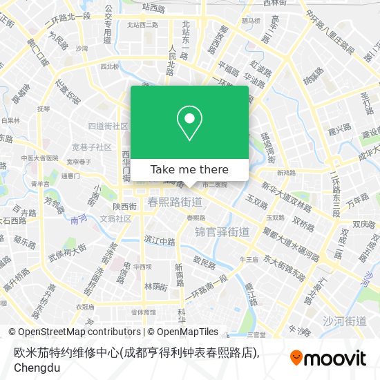欧米茄特约维修中心(成都亨得利钟表春熙路店) map