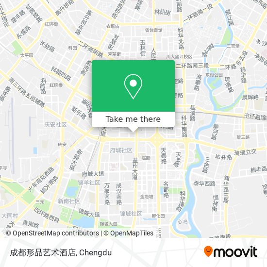 成都形品艺术酒店 map
