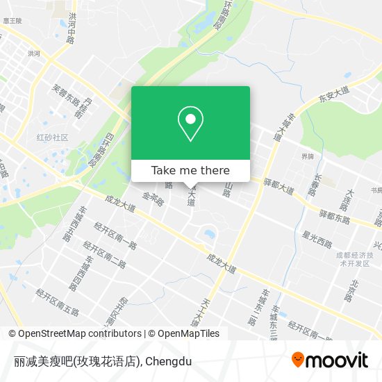 丽减美瘦吧(玫瑰花语店) map