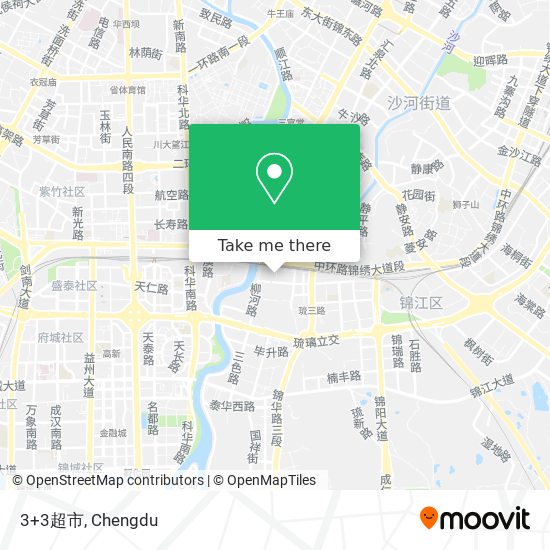 3+3超市 map