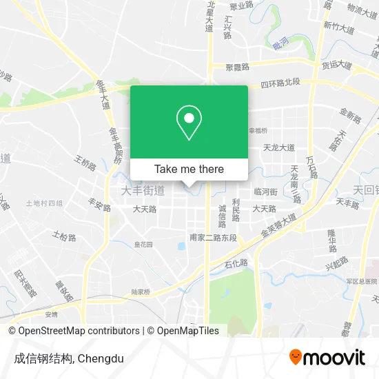成信钢结构 map