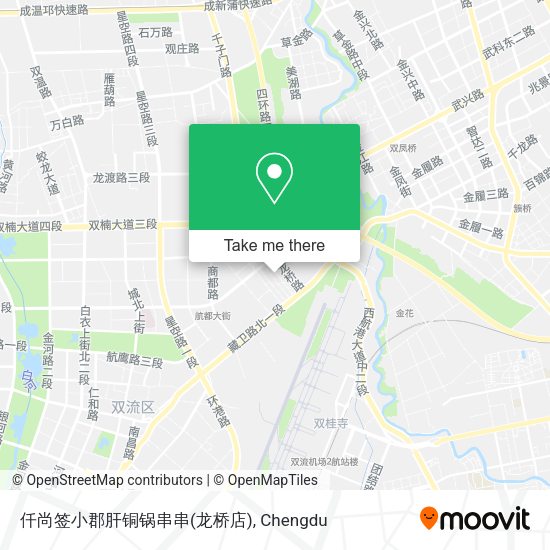 仟尚签小郡肝铜锅串串(龙桥店) map
