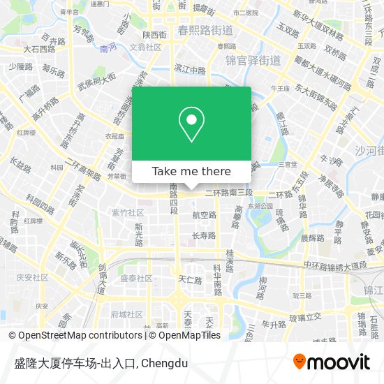 盛隆大厦停车场-出入口 map