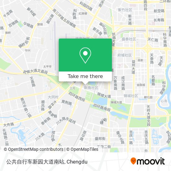 公共自行车新园大道南站 map
