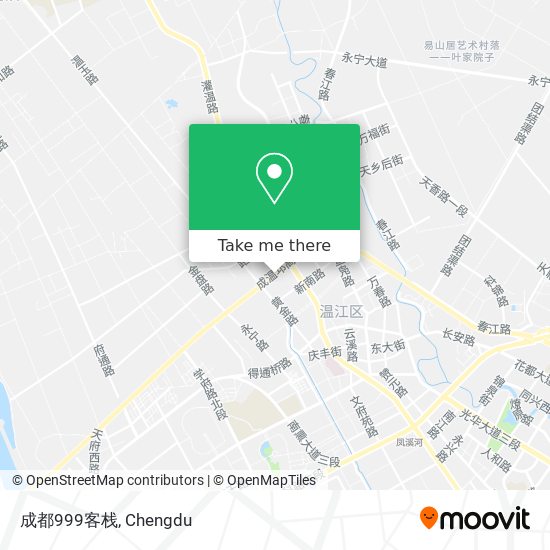 成都999客栈 map