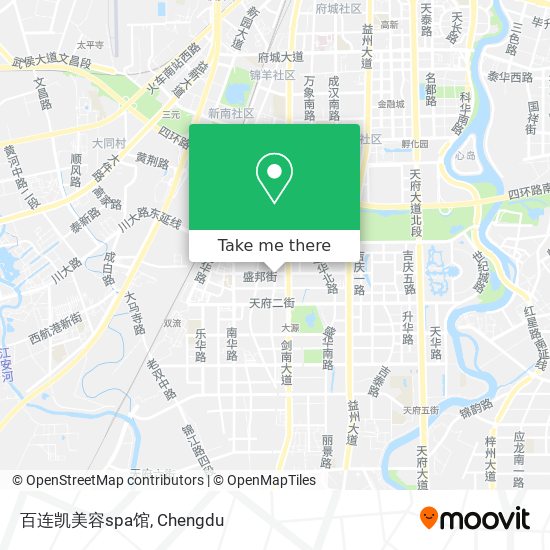 百连凯美容spa馆 map