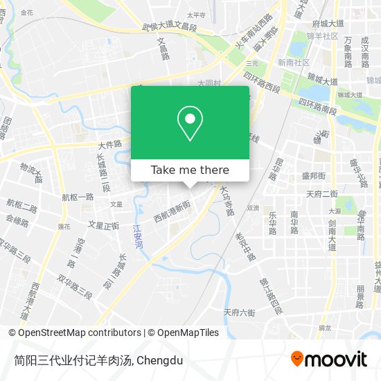 简阳三代业付记羊肉汤 map