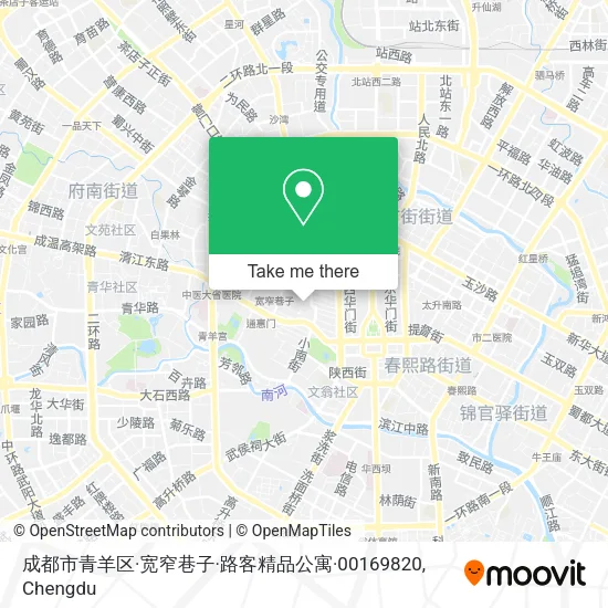 成都市青羊区·宽窄巷子·路客精品公寓·00169820 map