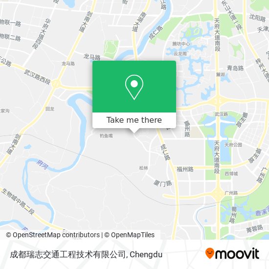 成都瑞志交通工程技术有限公司 map