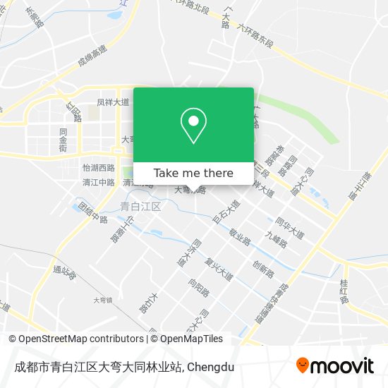 成都市青白江区大弯大同林业站 map