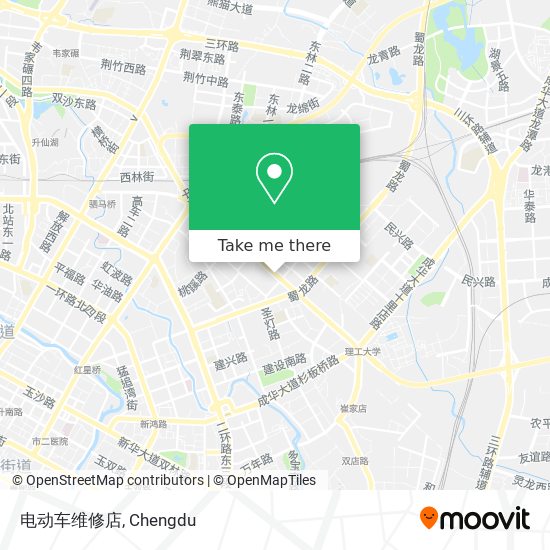 电动车维修店 map