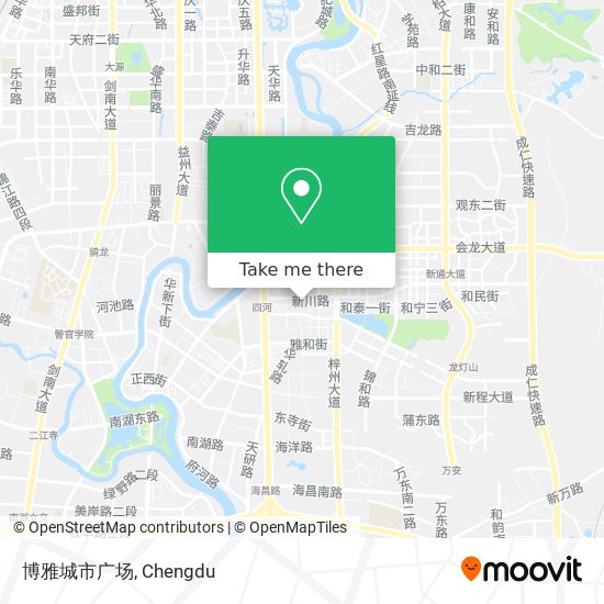 博雅城市广场 map