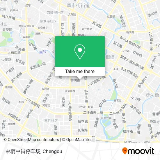 林荫中街停车场 map