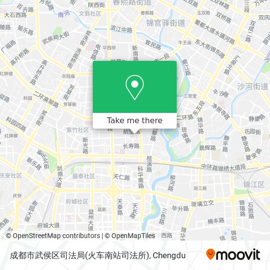 成都市武侯区司法局(火车南站司法所) map