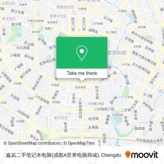鑫岚二手笔记本电脑(成都A世界电脑商城) map