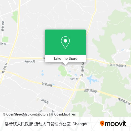 洛带镇人民政府-流动人口管理办公室 map